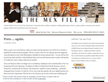 Tablet Screenshot of mexfiles.net
